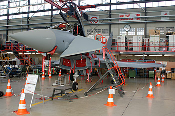 Eurofighter under construction at Manching, Germany