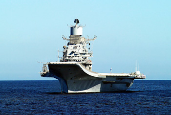 VIKRAMADITYA AT ANCHOR IN THE WHITE SEA